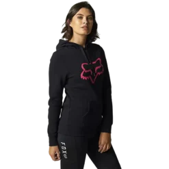 Fox Racing Womens Boundary Black/Pink Pullover Hoodie -Fox Racing 26523285 3