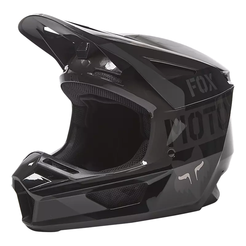 Fox Racing V2 Nobyl Black Helmet 4 Fox Racing V2 Nobyl Black Helmet - Image 2
