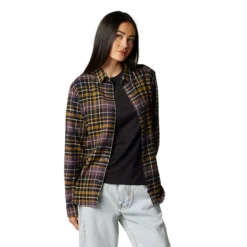 Fox Racing Womens Foxlover Stretch Flannel Shirt