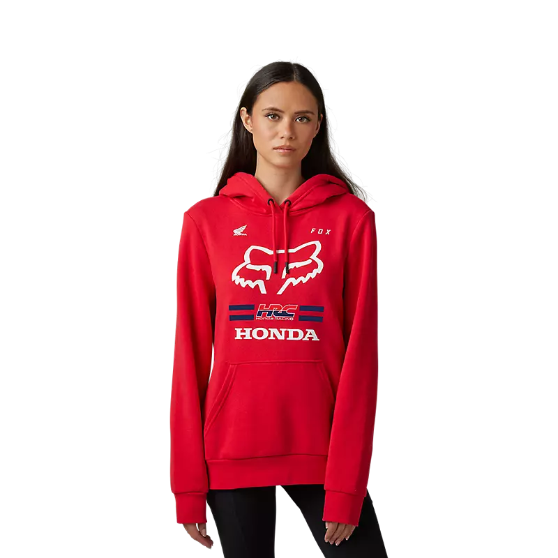 Fox Racing Womens Fox X Honda Pullover Hoodie 3 Fox Racing Womens Fox X Honda Pullover Hoodie