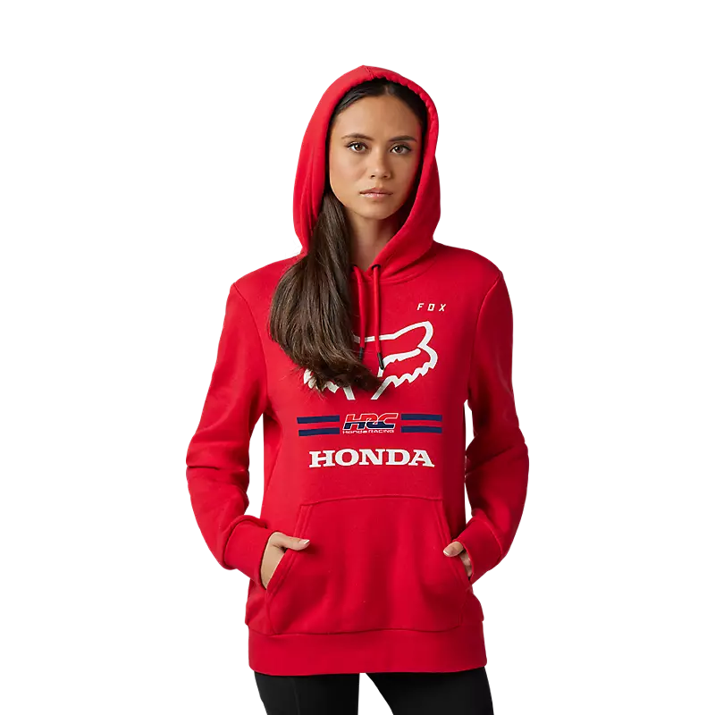 Fox Racing Womens Fox X Honda Pullover Hoodie 4 Fox Racing Womens Fox X Honda Pullover Hoodie - Image 2